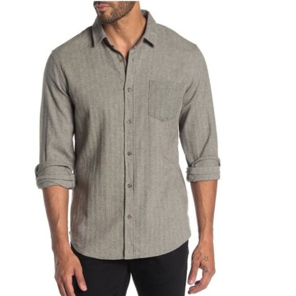WALLIN & BROS Herringbone Long Sleeve Shirt